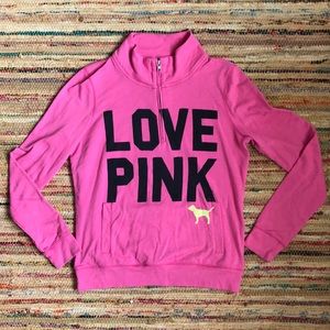 Pink Half Zip 💕